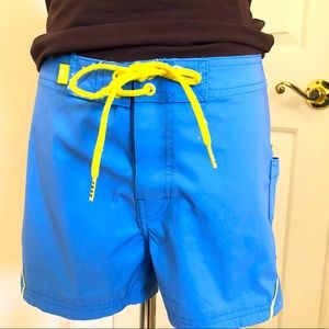 Roxy Swimming Shorts blue with pockets size 2